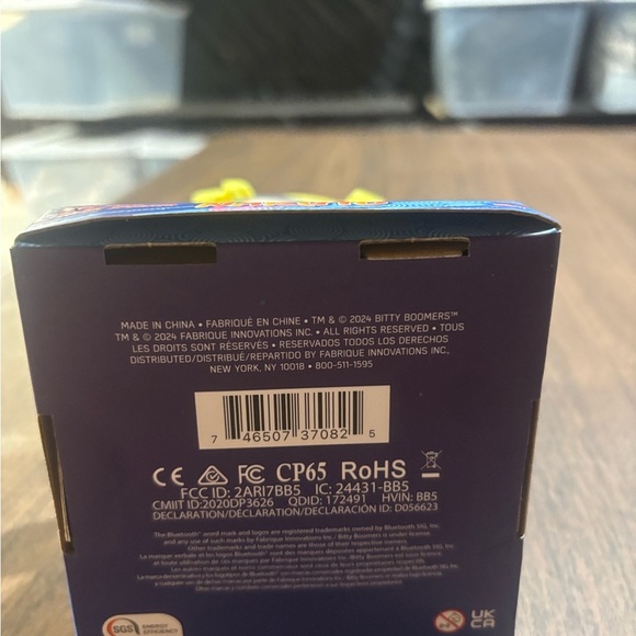 Naruto Bitty Boomers 2 Inch Plush Bluetooth Speaker New in Box - Picture 4 of 5